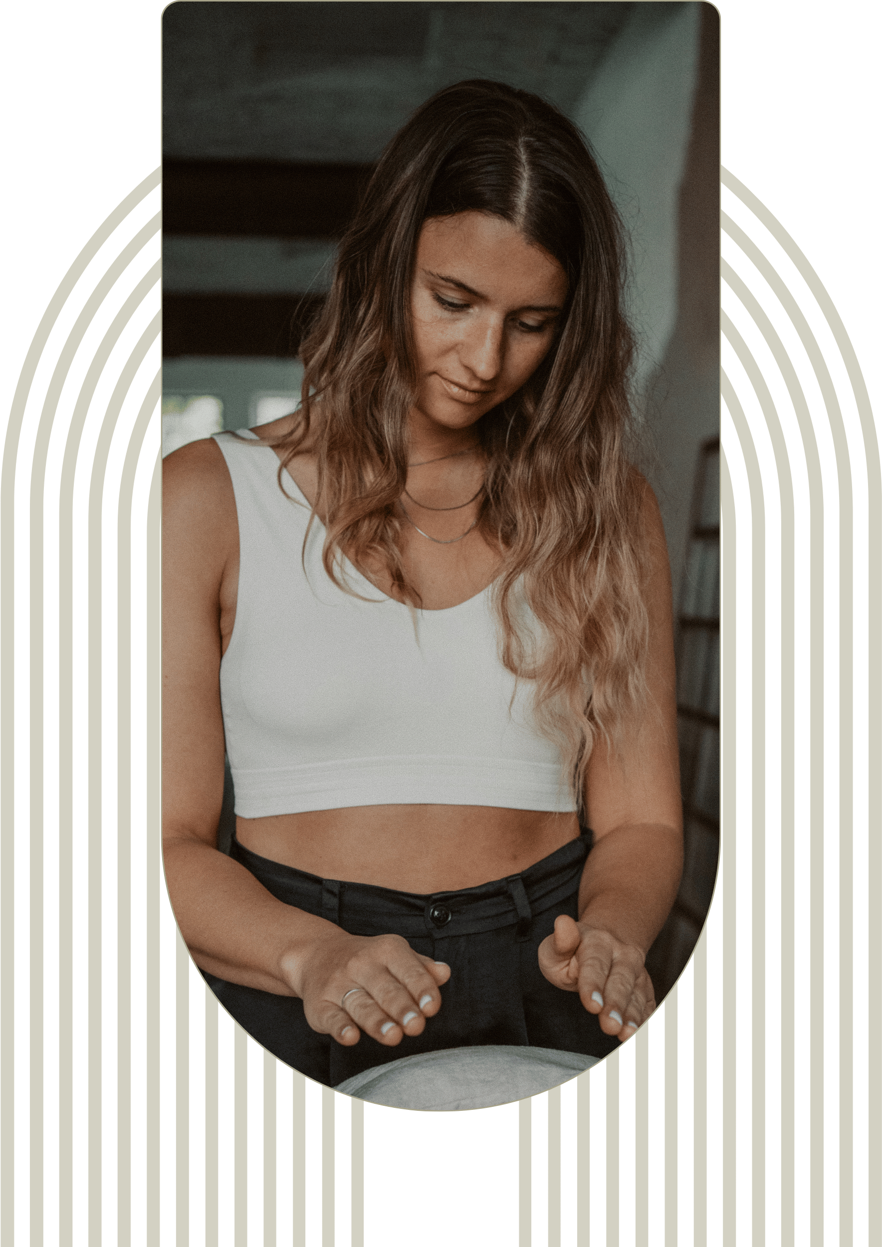 Alessia gibt Reiki